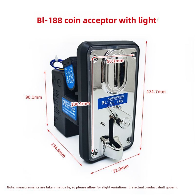 Coin Operated Kiddie Ride - BL188 Coin Acceptor with Light Anti-Jam