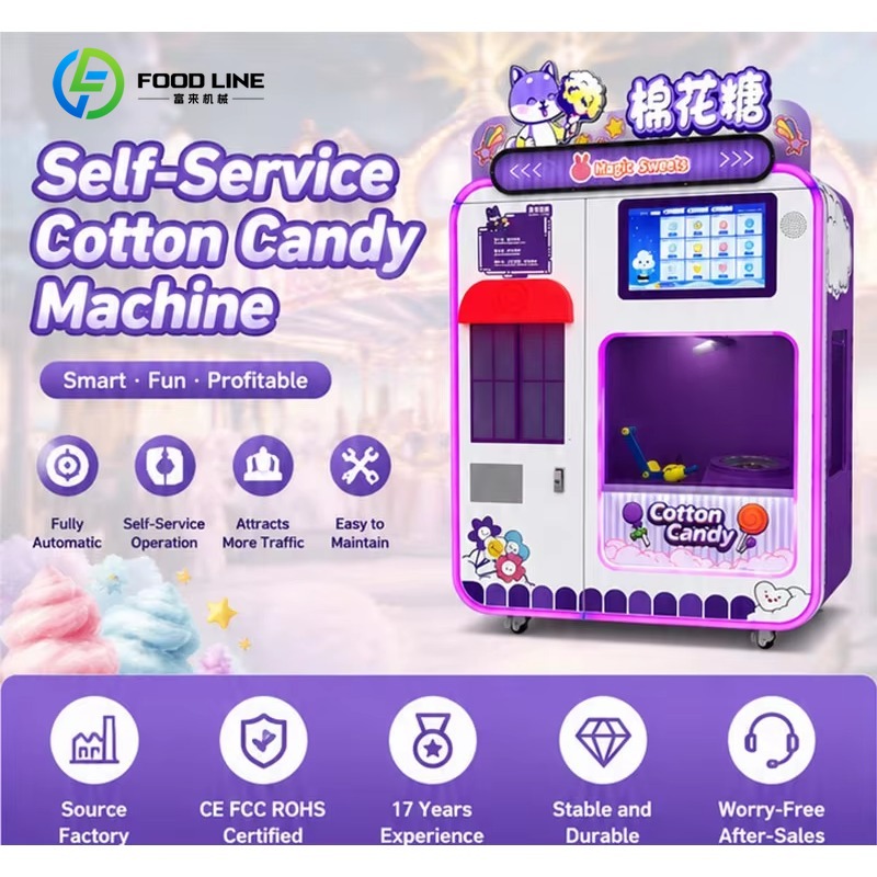 Customized Fully Automatic Sma - Candy Floss Machine ulasan dan harga