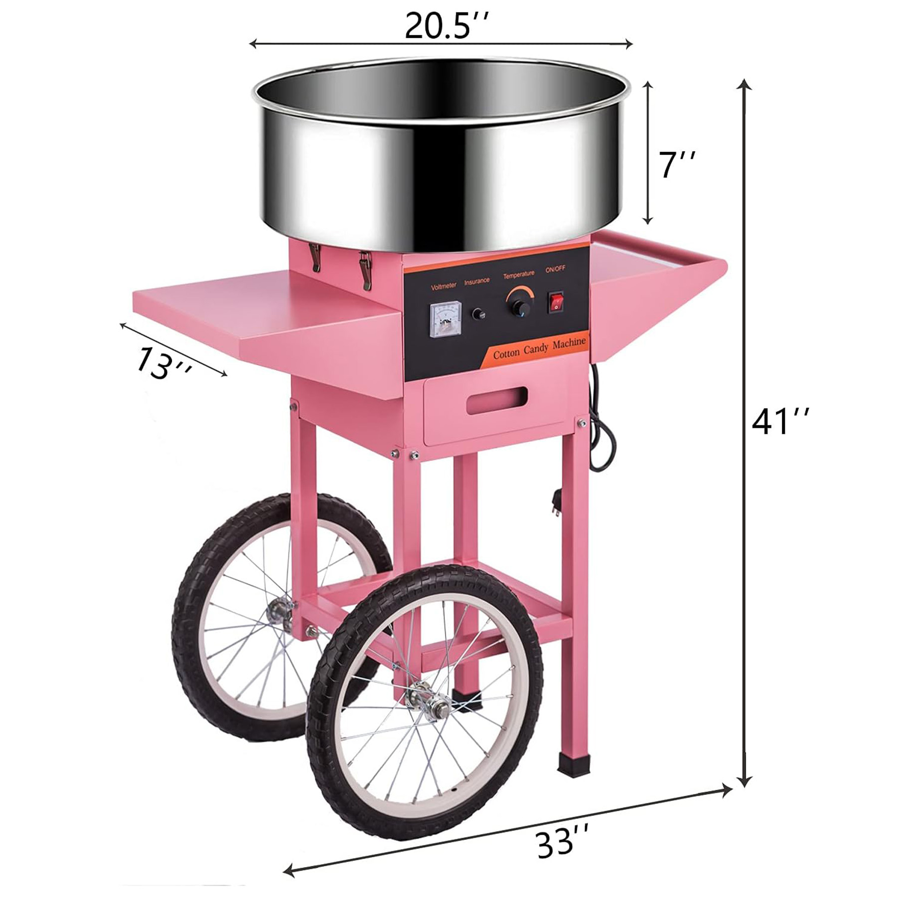 Commercial Pink Cotton Candy M - Candy Floss Machine ulasan dan harga